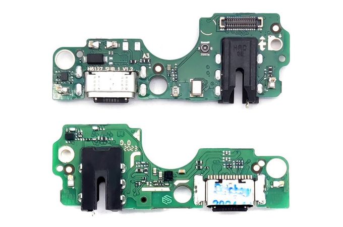 Шлейф для Tecno Spark Go 2023 (BF7) с разъемом зарядки + разъем гарнитуры (плата) HQ