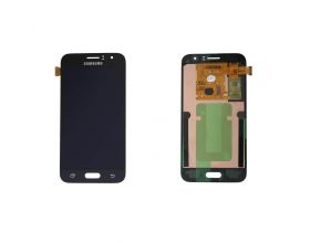Дисплей для Samsung J120F/DS Galaxy J1 в сборе с тачскрином, Big glass 4.5 (черный), TFT (яркость регулируется)