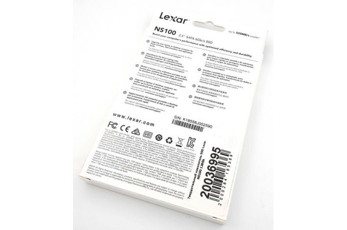 Твердотельный накопитель SSD Lexar NS100 128Gb