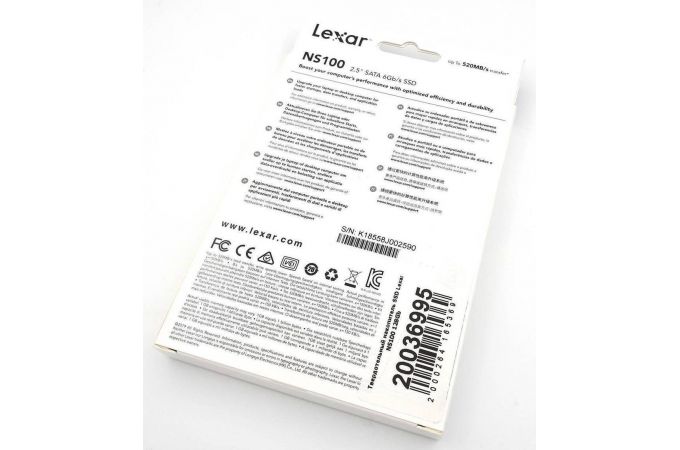 Твердотельный накопитель SSD Lexar NS100 128Gb