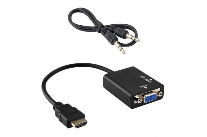 Конвертер переходник Орбита OT-AVW21 (HDMI-VGA/J3.5)