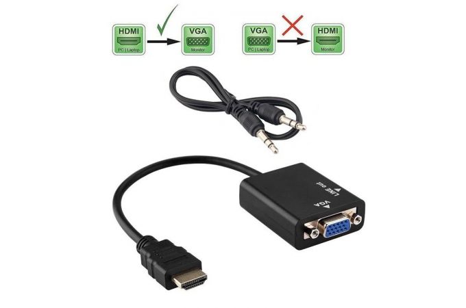 Конвертер переходник Орбита OT-AVW21 (HDMI-VGA/J3.5)