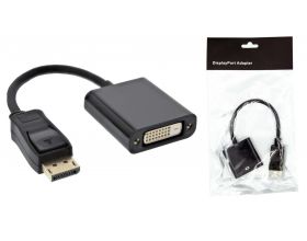 Конвертер переходник DisplayPort (папа) - DVI-I (мама)