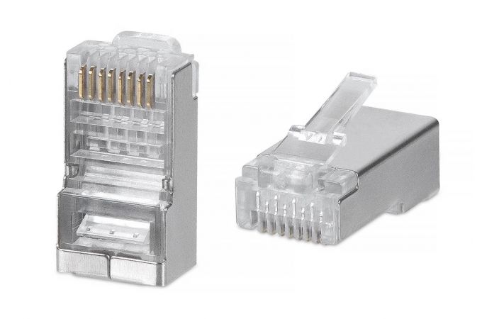 Коннектор RJ45 CAT5E (100 шт) металлический