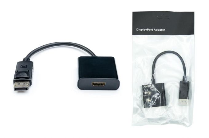 Конвертер переходник DisplayPort (папа) - HDMI (мама) V1.4