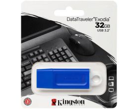 Флешка USB 2.0 Kingston DataTraveler Exodia Blue 32Gb