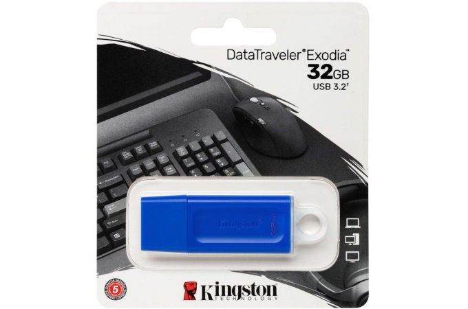 Флешка USB 2.0 Kingston DataTraveler Exodia Blue 32Gb