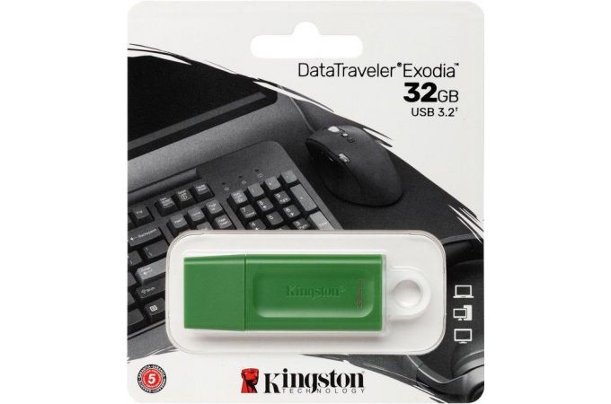 Флешка USB 2.0 Kingston DataTraveler Exodia Green 32Gb