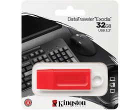 Флешка USB 2.0 Kingston DataTraveler Exodia Red 32Gb