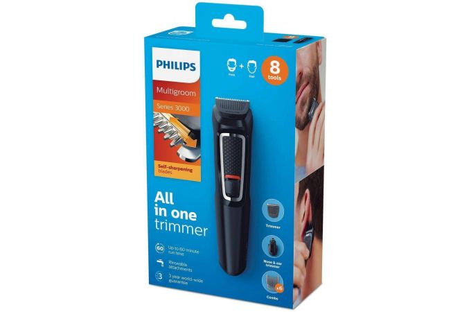 Набор для стрижки и бритья PHILIPS MG 3730/15 7 насадок, триммер для стрижки в носу и ушах