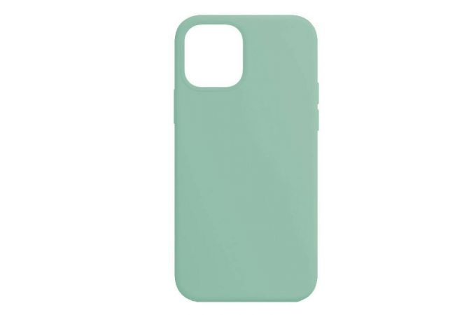 Чехол для iPhone 15 Pro Max (6,7) Silicone Case Soft Touch (серо-зеленый)