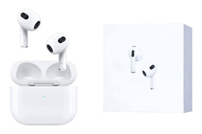 Наушники вакуумные беспроводные AirPods 3 (белые)