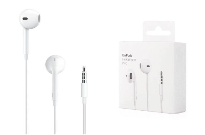 Наушники вакуумные проводные Apple EarPods 3,5 мм (or.)