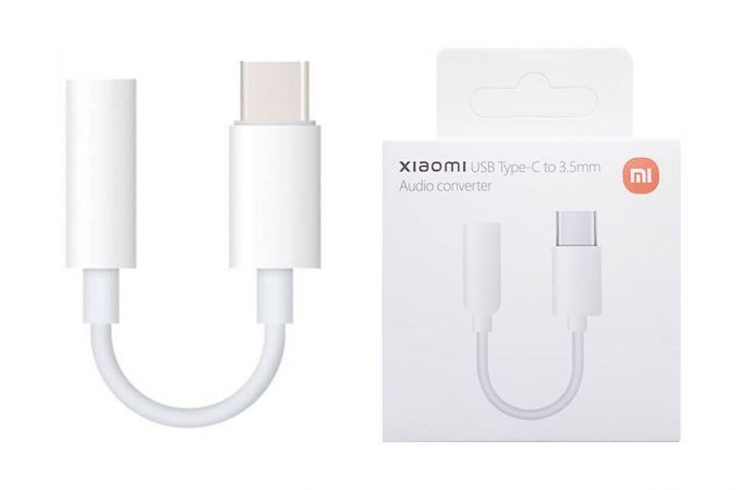 Адаптер для проводной гарнитуры Xiaomi c 3.5 мм на USB-C