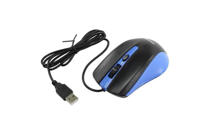 Мышь проводная Smartbuy ONE 352 (SBM-352-BK) (черно-синий)