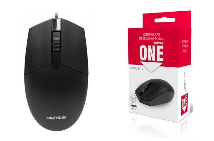 Мышь проводная Smartbuy ONE 354 (черный)