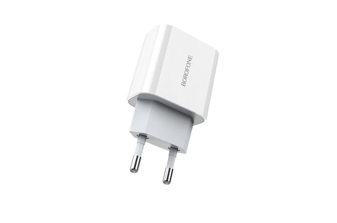 Сетевое зарядное устройство USB-C BOROFONE BA38A Plus Speedy PD20W port (белый)