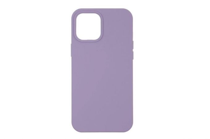 Чехол для iPhone 12 (6.1) Silicone Case Soft Touch (сиреневый)