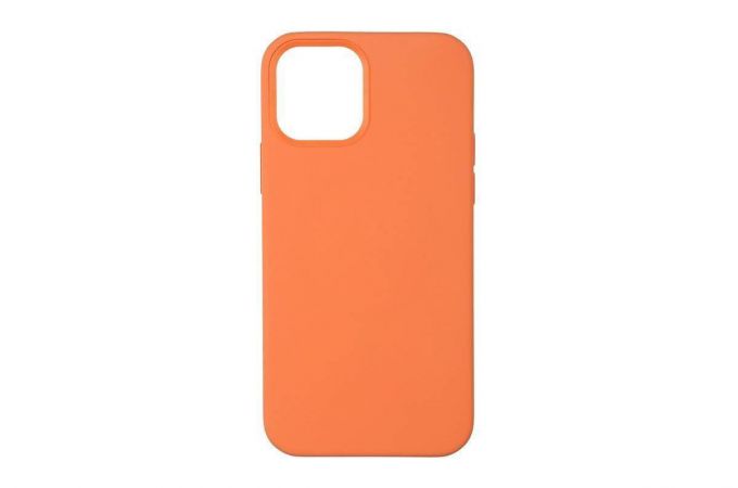 Чехол для iPhone 12 (6.1) Silicone Case Soft Touch (персиковый)