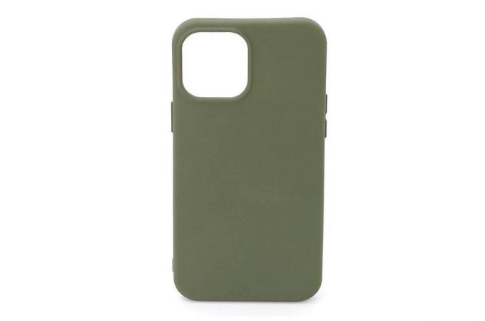 Чехол для iPhone 12 (6.1) Silicone Case Soft Touch (авокадо)
