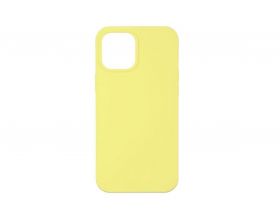 Чехол для iPhone 12 (6.1) Silicone Case Soft Touch (бледно-желтый)