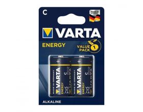 Батарейка алкалиновая VARTA ENERGY 4114 LR14/2BL (цена за блистер 2 шт)