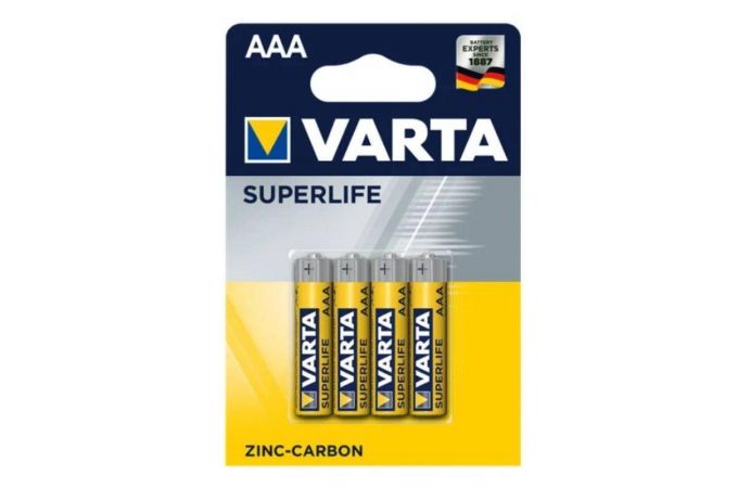 Батарейка солевая VARTA SUPER Heavy Duty R03 AAA/4BL (цена за блистер 4 шт)