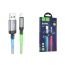 Кабель USB - Lightning HOCO U112 Серый 2.4A (iOS Lighting) 1м LED (ABSOLUT)