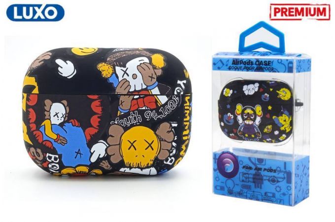 Чехол для наушников LUXO KAWS для Apple AirPods PRO 2 Рисунок A109