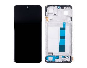 Дисплей для Xiaomi Redmi Note 12 4G (23021RAA2Y) в сборе с тачскрином + рамка (черный) 6.67" OLED
