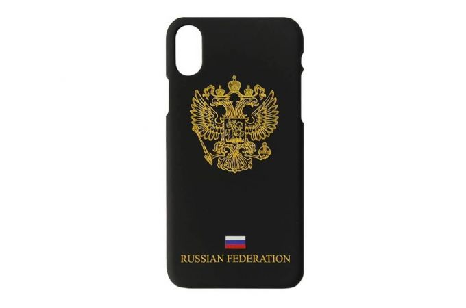 Чехол для iPhone X Герб РФ