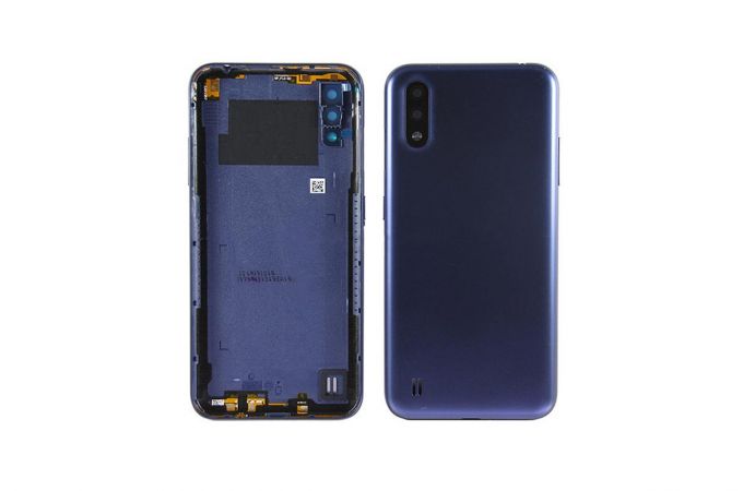 Задняя крышка для Samsung A015F Galaxy A01 (синий)