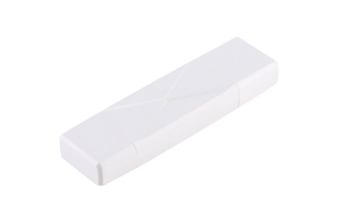 Картридер Орбита OT-PCR16 Белый картридер OTG (TF, SD, microUSB, Type-C)