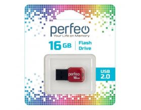 Флешка USB 2.0 Perfeo USB 16GB M02 Black