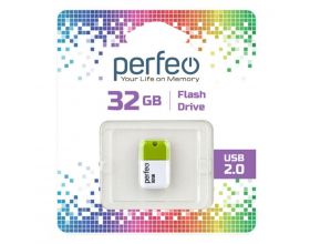 Флешка USB 2.0 Perfeo USB 16GB M04 Green