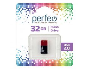 Флешка USB 2.0 Perfeo USB 16GB M04 Red