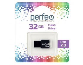 Флешка USB 2.0 Perfeo USB 32GB M01 Black