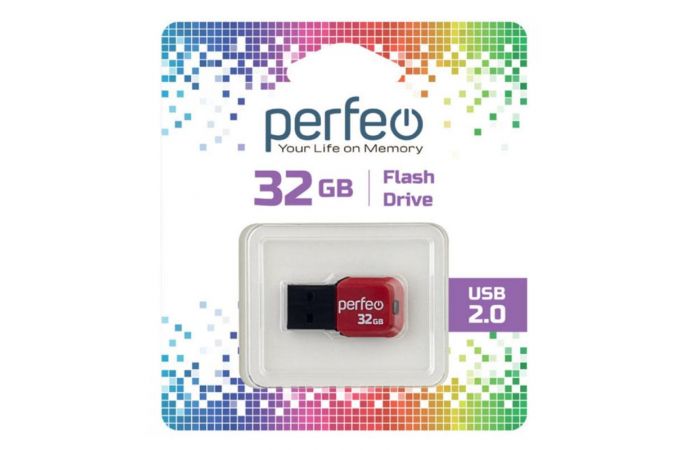 Флешка USB 2.0 Perfeo USB 32GB M02 Black