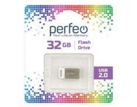 Флешка USB 2.0 Perfeo USB 32GB M05 Metal Series