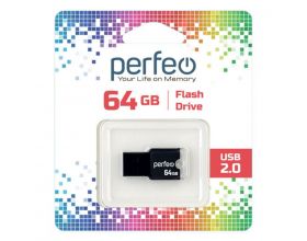 Флешка USB 2.0 Perfeo USB 64GB M01 Black