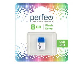 Флешка USB 2.0 Perfeo USB 8GB M04 Blue
