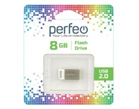 Флешка USB 2.0 Perfeo USB 8GB M05 Metal Series