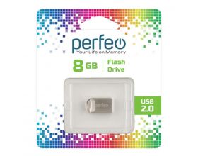 Флешка USB 2.0 Perfeo USB 8GB M09 Metal Series