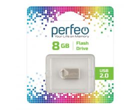 Флешка USB 2.0 Perfeo USB 8GB M10 Metal Series