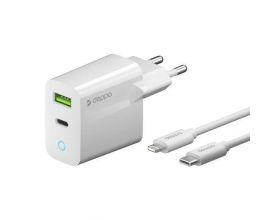 Сетевое зарядное устройство USB Deppa (11411) USB-C, PD, 20W (белый)