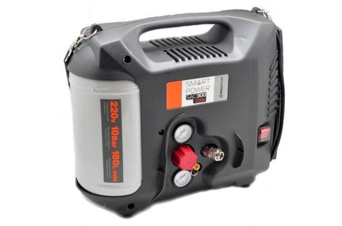 Компрессор бытовой BERKUT SMART POWER SAC-300 220В., 180л/мин., 10 Атм., 30-40 мин. рессивер