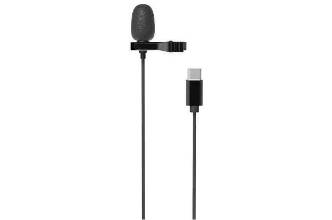 Микрофон проводной петличка Ritmix rcm-210  петличный, USB Type-C, для моб. устройств
