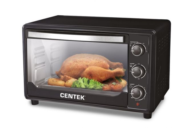 Электрическая печь CENTEK CT-1538-50 черный 2000 Вт, 50 литров,таймер 90мин