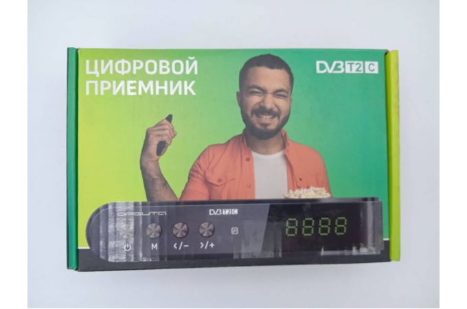 ТВ ресивер DVB-T2/C Орбита OT-DVB15 (Wi-Fi) (УЦЕНКА! ПОСЛЕ РЕМОНТА)