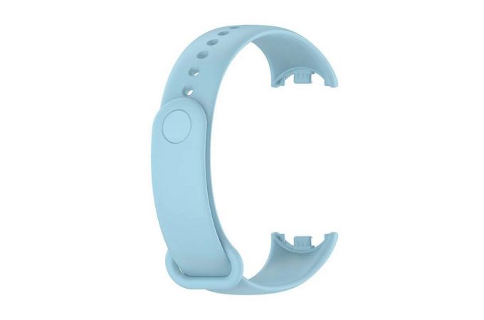 Ремешок силиконовый для XIAOMI MI Band 8/9 голубой
